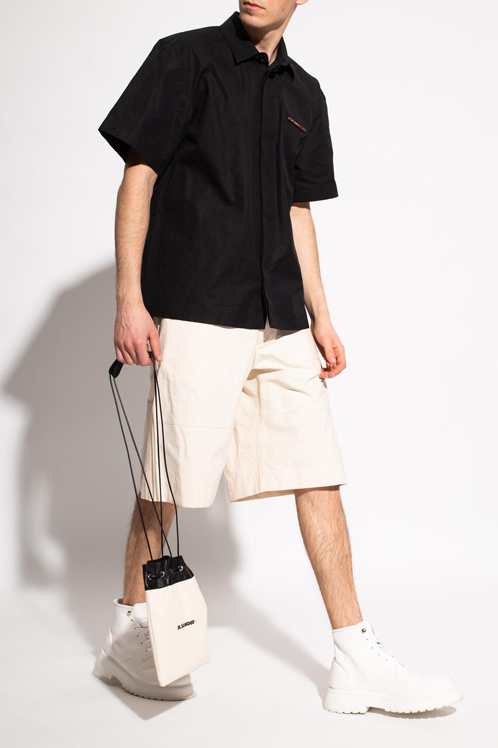 JIL SANDER Appliquéd shorts